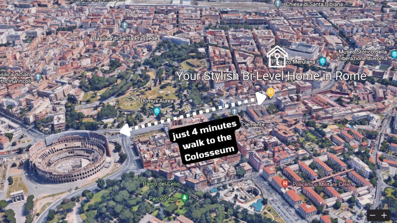 Inviting 3-bed In 4mins To Colosseo Rom